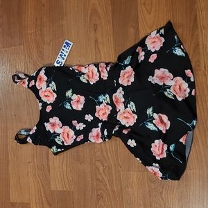 NWT black medium swim dress